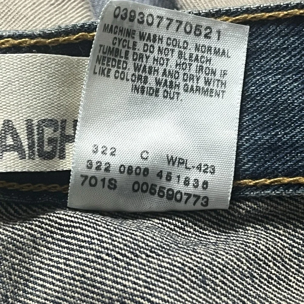 Levis 559 Jeans Mens 38x30 Blue Relaxed Straight Baggy Fit Dark Denim‎ Y2K